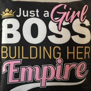 Girl Boss Pillow